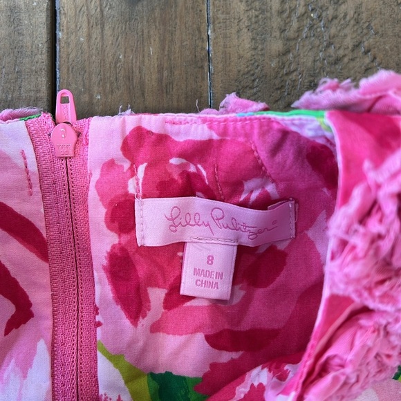 Lilly Pulitzer first impressions hottie tottie colorful rose shift dress - Picture 4 of 7